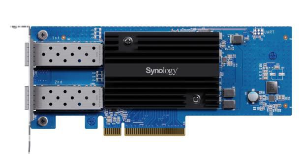 Synology Dual-port 25GbE SFP28 Network Adapter for Modern Enterprise Networks.Seamlessly integrate compatible Synology systems into 25GbE networks and unleash their potential with the E25G30-F2 dual-port 25GbE network adapter. - W128449345