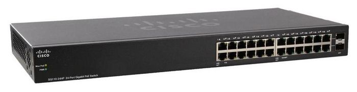 Cisco SB Unmanaged, Gigabit Ethernet, 24 x RJ-45, PoE - W127023593