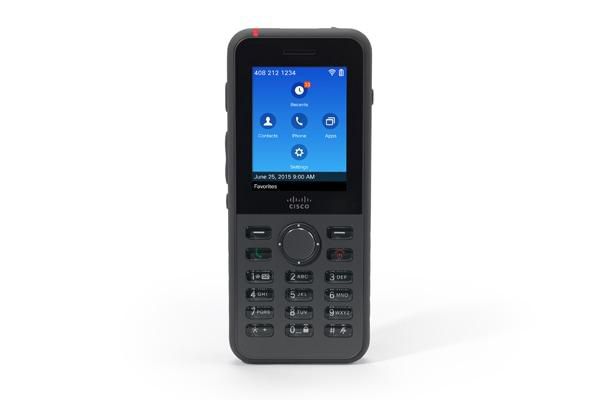 Cisco Wireless IP Phone 8821 World mode device, 2.4 - 5GHz, 802.11a/b/g/n/ac, Bluetooth 3.0, 3.0 dBi, QoS, 2.4" 240 x 320, IP67, 126 g - W124947827