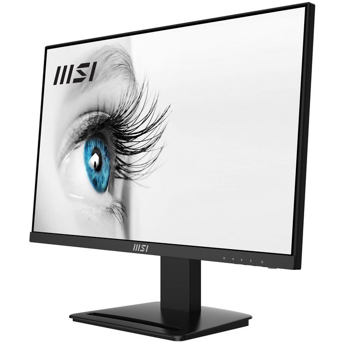 MSI 23.8 Inch Monitor, Full Hd (1920 X 1080), 100Hz, Ips, 4Ms, Hdmi, Displayport, Built-In Speakers, Anti-Glare, Anti-Flicker, Less Blue Light, Tüv Certified, Vesa, Kensington, Black - W128564895