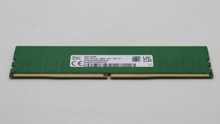 5M30Z71793, Lenovo DDR5 UDIMM memory module, 16GB capacity