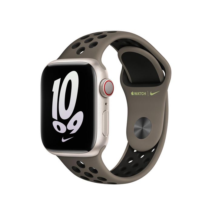 Apple Apple MPGT3ZM/A Smart Wearable Accessories Band Black, Grey, Olive Fluoroelastomer - W128592023
