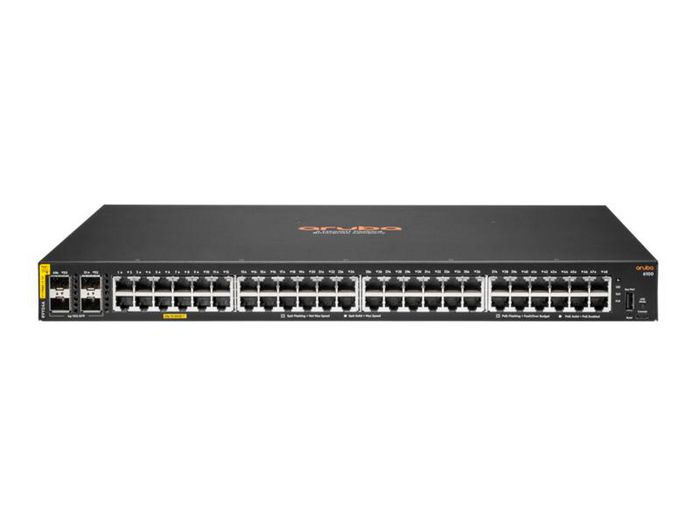 Hewlett Packard Enterprise 6100 48G Managed L2 Gigabit Ethernet (10/100/1000) Power over Ethernet (PoE) 1U - W128593822