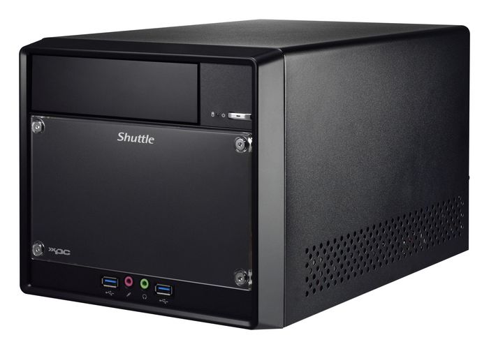 Shuttle Shuttle XPC cube Barebone SH610R4 - S1700, Intel H610, 1x PCIe X16, 1x PCIe X1, 1x LAN,1x HDMI, 2x DP, 1x VGA 2x 3.5" HDD bays - W128596498