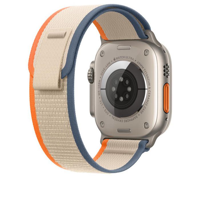 Apple Apple MT5W3ZM/A Smart Wearable Accessories Band Beige, Orange Nylon, Recycled polyester, Titanium, Spandex - W128597209