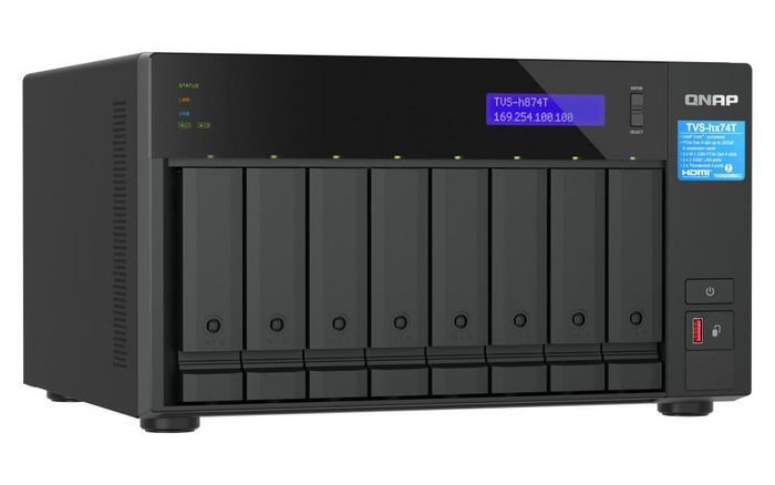 QNAP QNAP TVS-H874T-I9-64G NAS/storage server Tower Ethernet LAN Black - W128597812