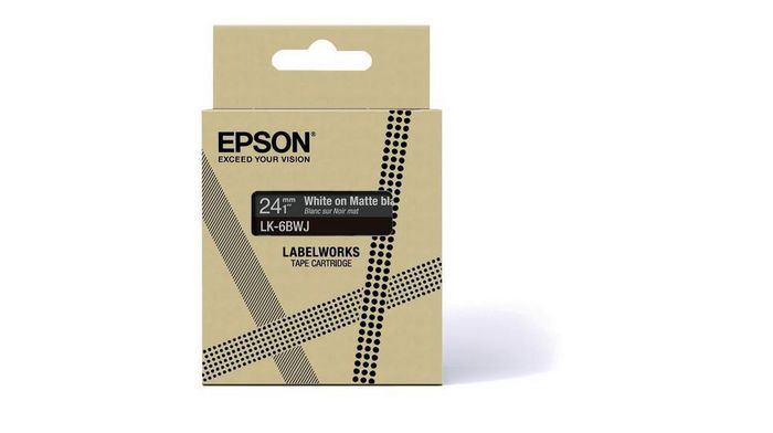 Epson LK-6BWJ Black, White - W128598986