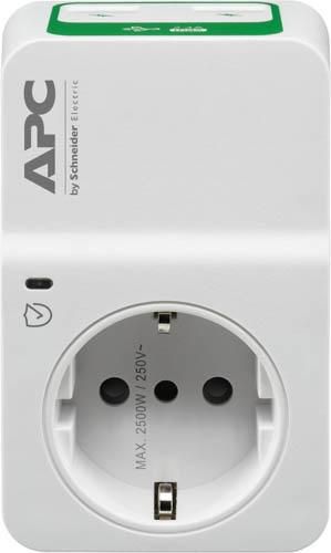 APC APC PM1WU2-IT surge protector White 1 AC outlet(s) 230 V - W128599976