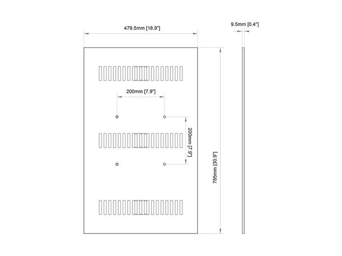 Multibrackets Backplate 7350105211096, Multibrackets M Pro Series Enclosure 32