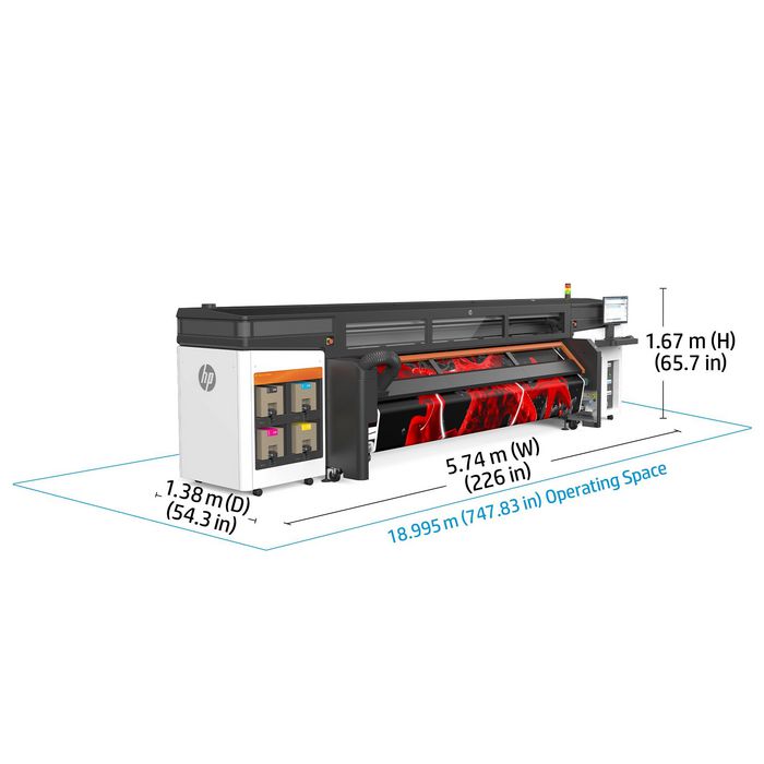 HP Stitch S1000 126-in Printer large format printer - W128602497