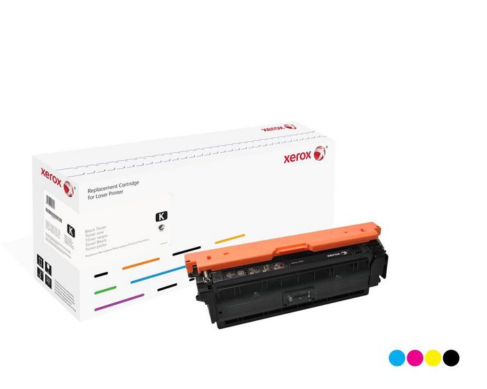 Xerox Magenta toner cartridge. Equivalent to HP CE253A. Compatible with HP Colour LaserJet CM3530 MFP, Colour LaserJet CP3525 - W124597596