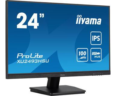 iiyama 24" ETE IPS-panel, 1920x1080@100Hz, 1ms, FreeSync, 250cd/m², Speakers, HDMI, DP, USB-HUB 2x 2.0 (23,8" VIS) - W128609692