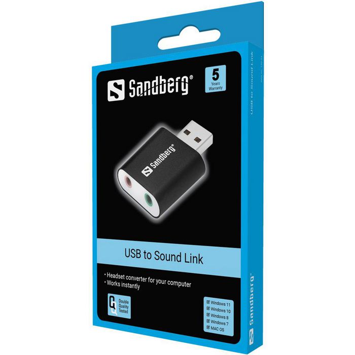 Sandberg USB to Sound Link - W125081135