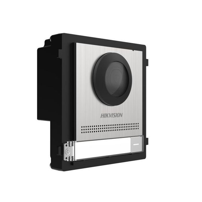 Hikvision Panel exterior 1 botón cámara 2M videportero modular KD8 IP65 12V/PoE. Suferficie o empotrado - W128154966