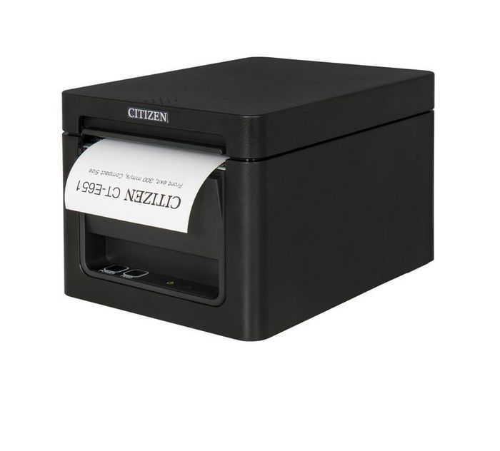 Citizen CT-E651 Lightning + Host USB, USB, Core Size: 83 mm, Black - W126143231