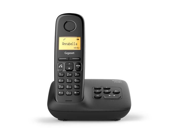 Gigaset A270A Analog/Dect Telephone Caller Id Black - W128329812