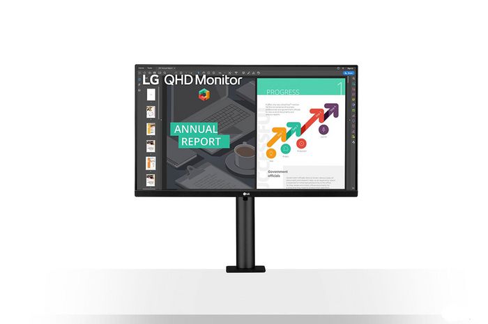 LG 27Qn880P-B Computer Monitor 68.6 Cm (27") 2560 X 1440 Pixels Quad Hd Black - W128563642