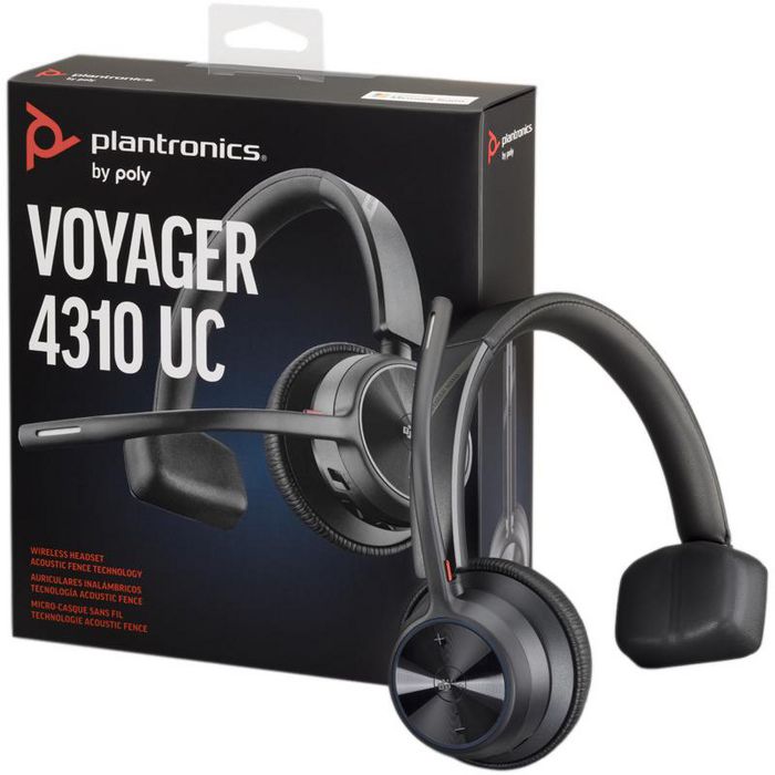 Poly Voyager 4310-M UC Headset +USB-A to USB-C Cable +BT700 dongle - W128767840