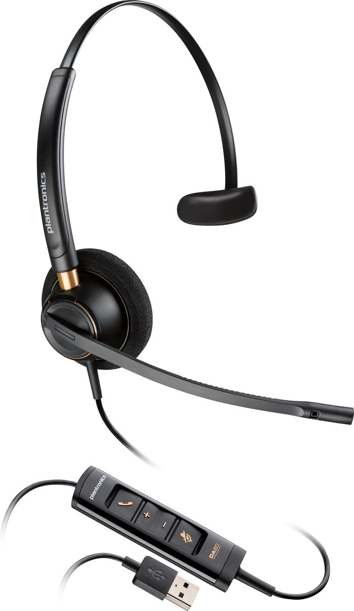 HP EncorePro 515 Microsoft Teams Certified Monoaural with USB-A Headset - W128769176