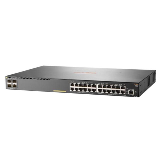 Hewlett Packard Enterprise Aruba 2930F 24G PoE+ 4SFP+ Switch - W124658522