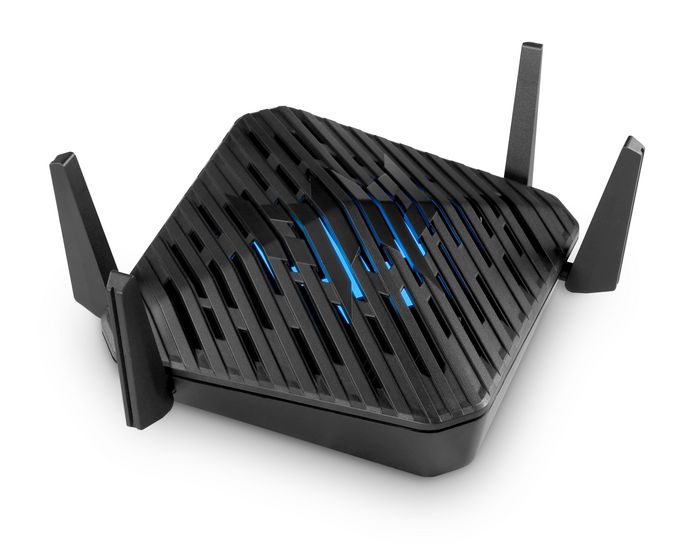 Acer Predator Connect W6 Wi-Fi 6 Router Wireless Router Gigabit Ethernet Tri-Band (2.4 Ghz / 5 Ghz / 6 Ghz) Black - W128563806