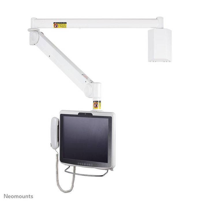 Neomounts Neomounts by Newstar Medical Monitor Wall Mount (Full Motion gas spring) for 10"-30" Screen - White - W124850350