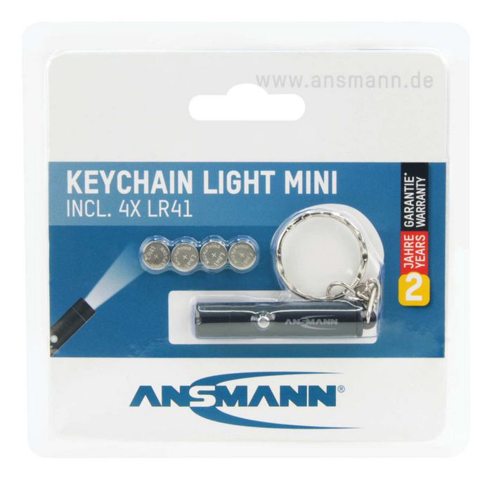 ANSMANN Flashlight Black Keychain Flashlight Led - W128780227