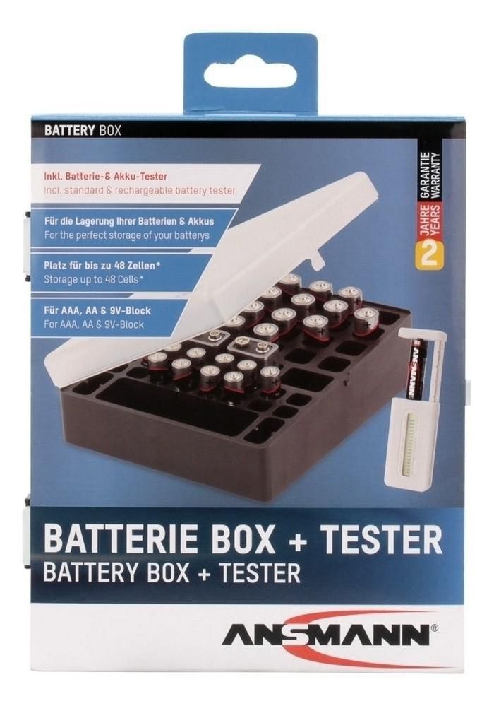ANSMANN Battery Tester Black, White - W128780299