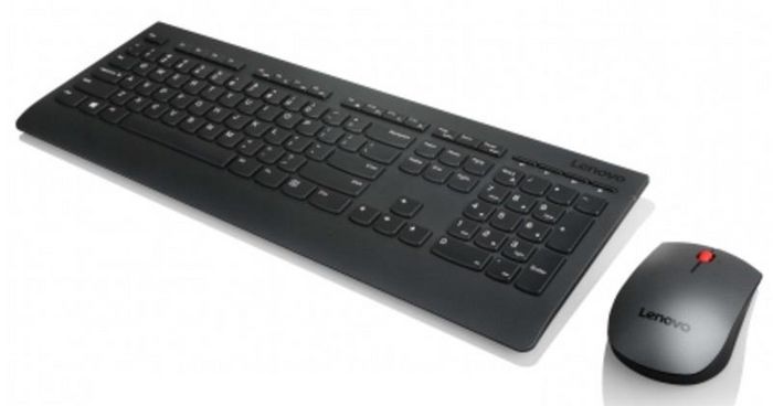 Lenovo Keyboard Mouse Included Rf Wireless Slovakian Black - W128781068