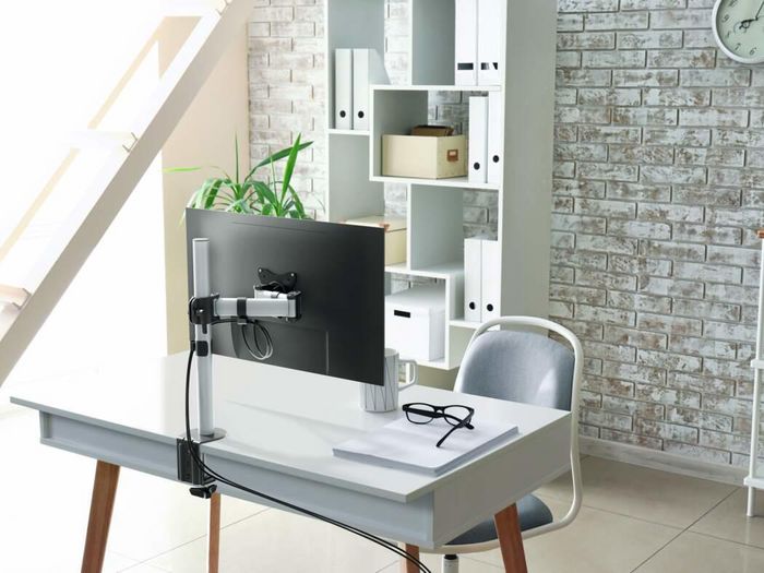 Durable Monitor Mount / Stand 68.6 Cm (27") Silver Wall - W128781119
