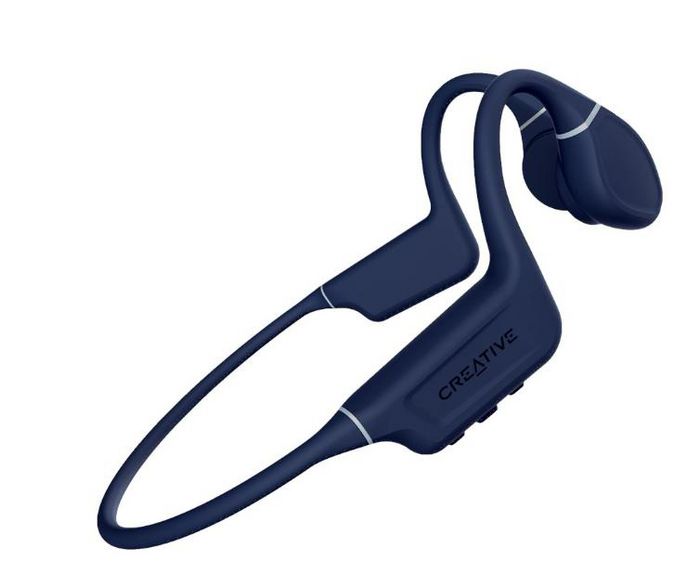 Creative Labs Creative Outlier Free Pro Headset Wireless Neck-Band Calls/Music/Sport/Everyday Bluetooth Blue - W128781138