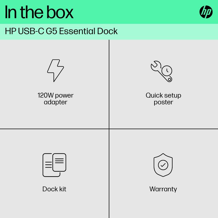 HP Usb-C G5 Essential Dock - W128781545
