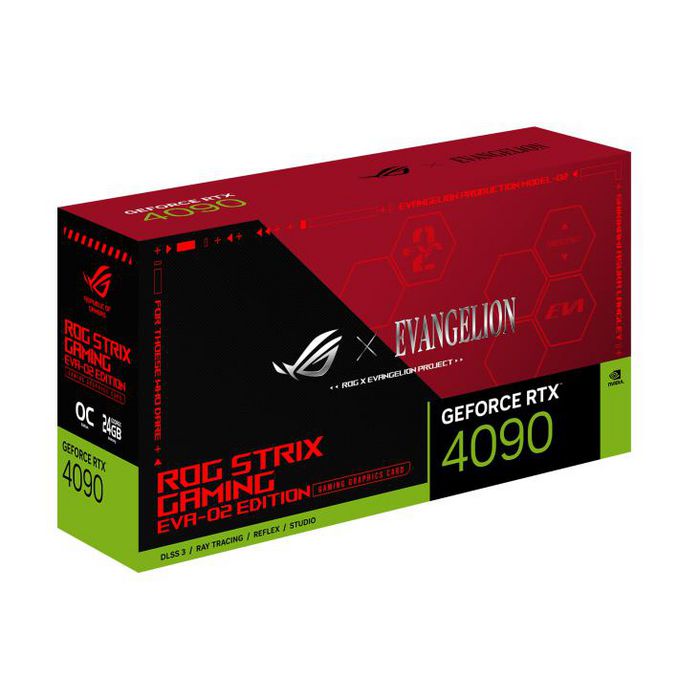Asus Rog -Strix-Rtx4090-O24G-Eva-02-Edition Nvidia Geforce Rtx 4090 24 Gb Gddr6X - W128781922