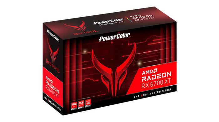 PowerColor Red Devil Radeon Rx 6700Xt Amd Radeon Rx 6700 Xt 12 Gb Gddr6 - W128782220