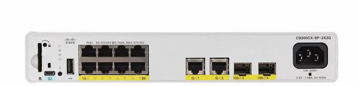 Cisco P-2X2G-E Network Switch Managed L2/L3 Gigabit Ethernet (10/100/1000) Power Over Ethernet (Poe) Grey - W128782475
