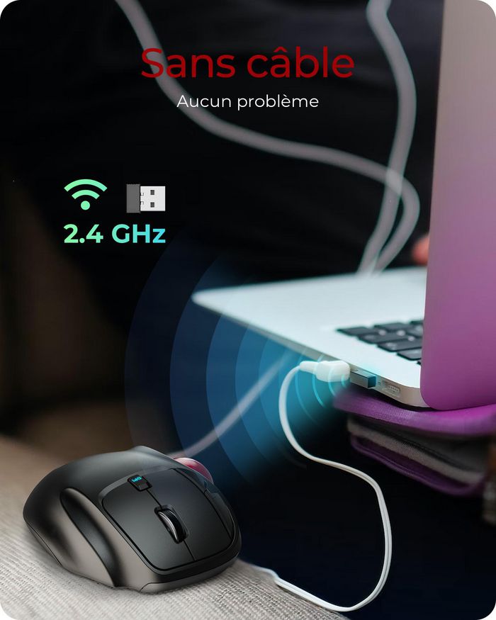 KeySonic Mouse Right-Hand Rf Wireless 1000 Dpi - W128783927