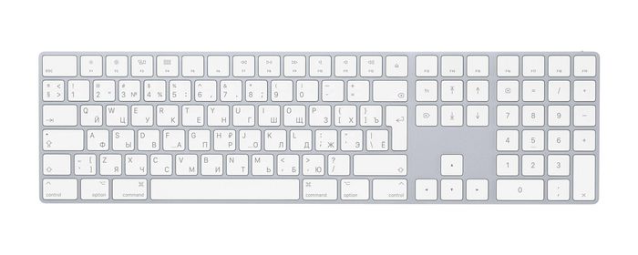 Apple Magic Keyboard Bluetooth Qwerty Russian White - W128784166