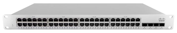 Cisco Meraki Ms210-48Fp Managed L2 Gigabit Ethernet (10/100/1000) Power Over Ethernet (Poe) 1U Grey - W128784204
