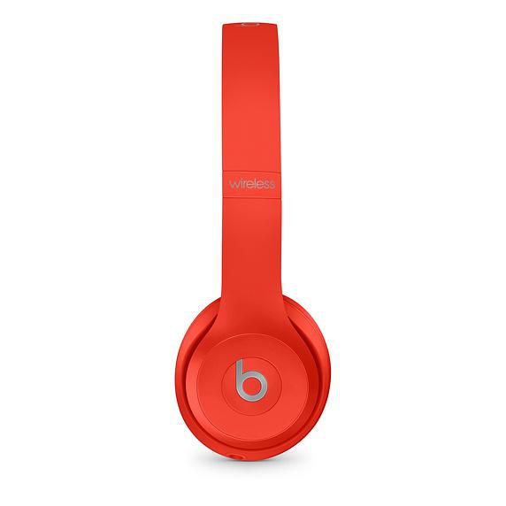 Apple Solo 3 Headphones Wireless Head-Band Music Micro-Usb Bluetooth Red - W128784271