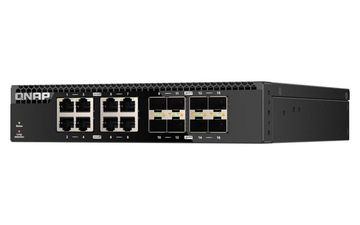 QNAP Network Switch Unmanaged L2 10G Ethernet (100/1000/10000) Black - W128784739