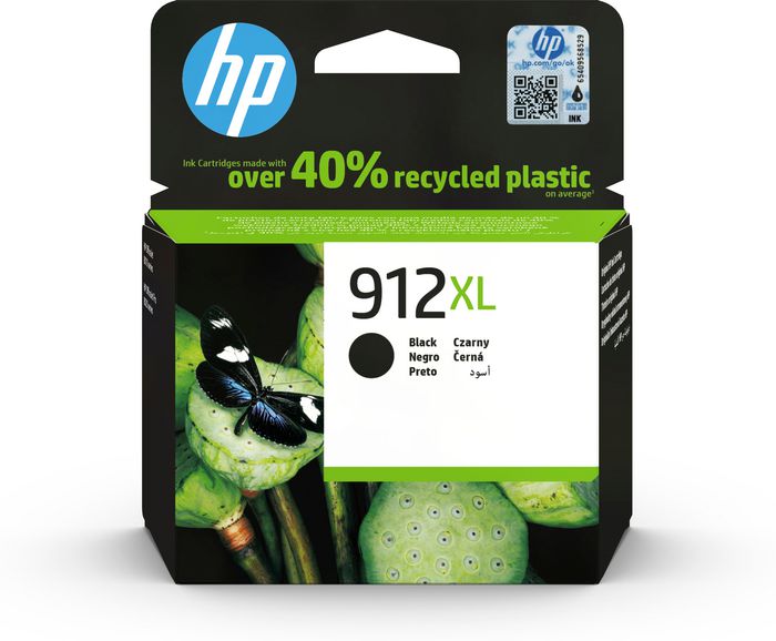 HP 912Xl High Yield Black Original Ink Cartridge - W128251416