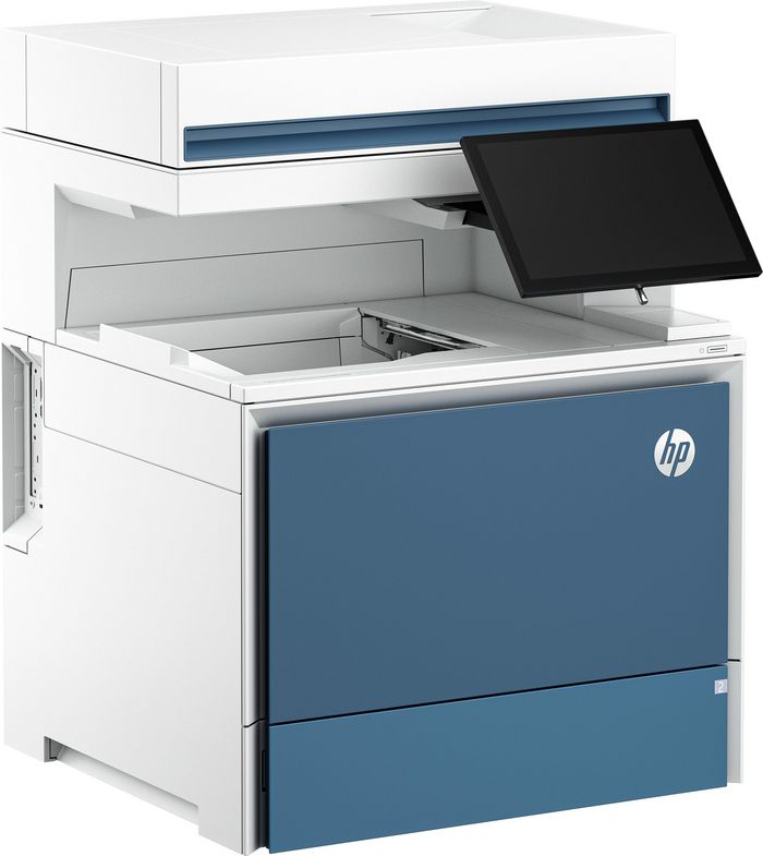 HP Color Laserjet Enterprise Flow Mfp 6800Zf Printer, Print, Copy, Scan, Fax, Flow; Touchscreen; Stapling; Terrajet Cartridge - W128781389