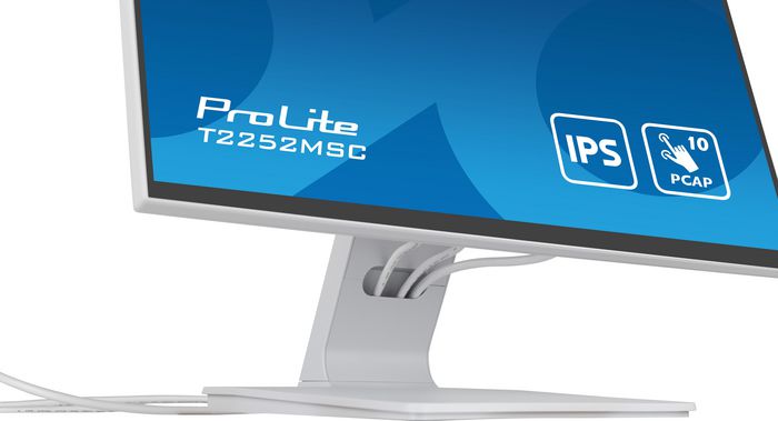 iiyama Prolite T2252MSC 21,5" WHITE PCAP, 10P Touch, 1920x1080, IPS-slim panel, HDMI, DP, 250cd/m², USB 2x 3.0 - W128449259