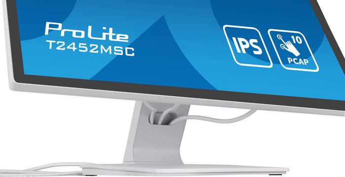 iiyama Prolite T2452MSC 24" WHITE PCAP, 10P, 1920x1080,IPS-panel,Flat Bezel Free Glass Front,HDMI,DP,USB,Speakers - W128449269