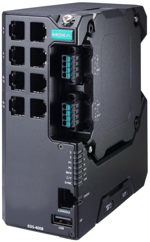 Moxa Managed Ethernet switch with 8*10/100BaseT(X) ports, extended temperature - W128778196