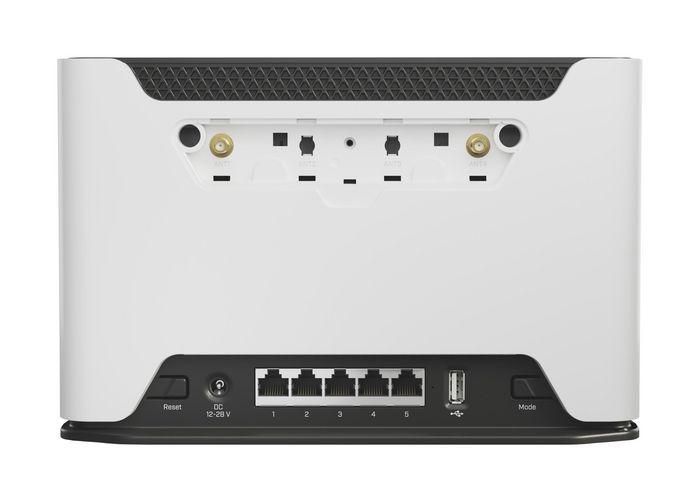 MikroTik Wireless router Gigabit Ethernet Dual-band (2.4 GHz / 5 GHz) 4G Black, Grey - W128791863