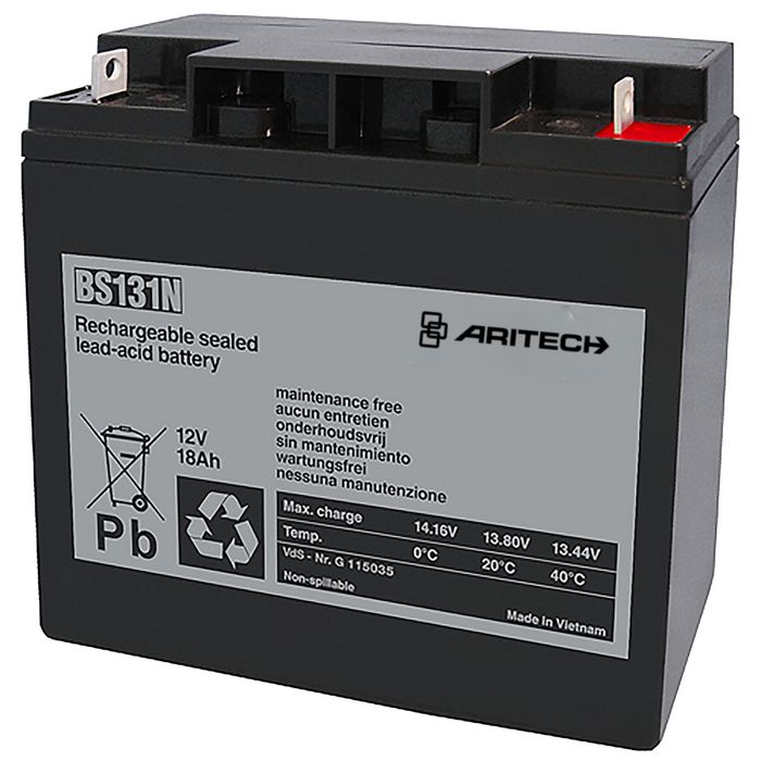 Aritech Battery 12 V, 18 Ah - W128181461