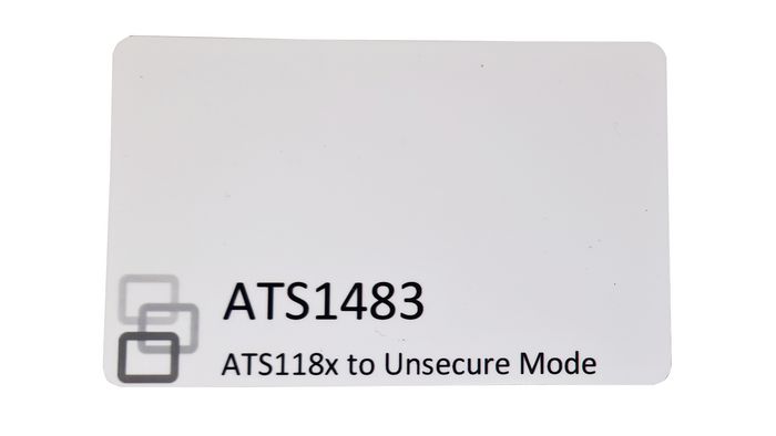 Aritech ATS118x to Unsecure Mode - W128181455