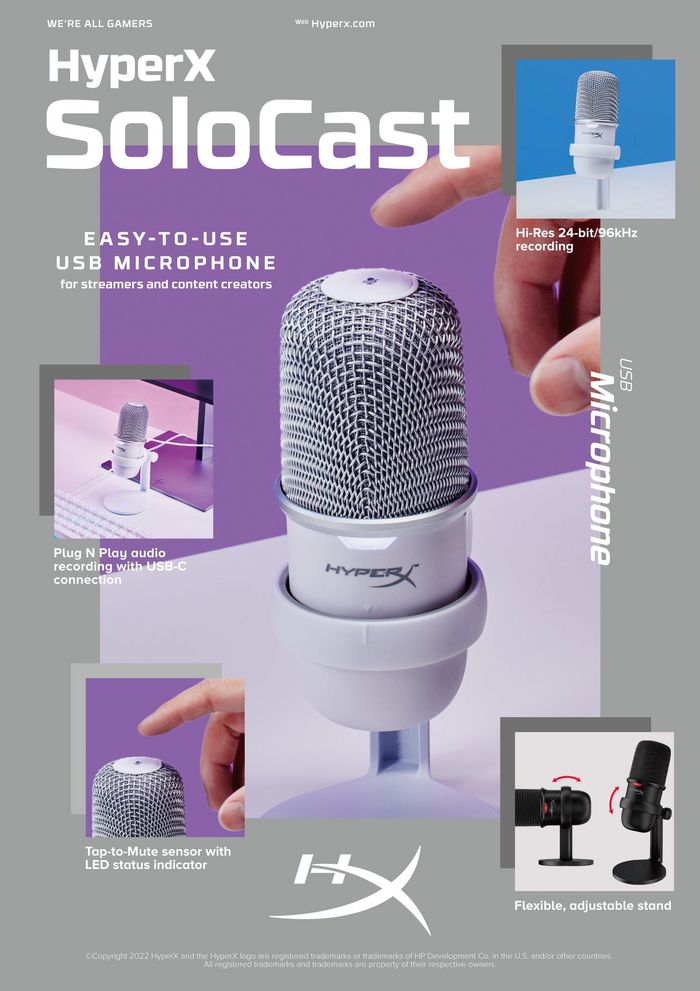 HyperX Solocast Streamer Microphone