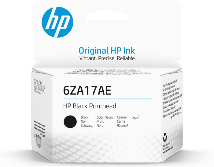HP 6ZA17AE Black Printhead - W125916845